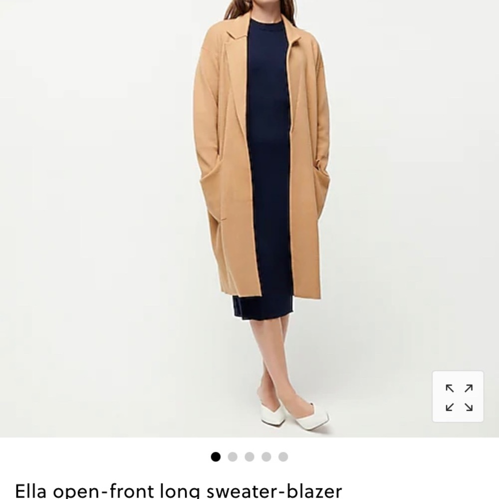 J. Crew Ella Open Front Long Sweater